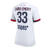 Paris Saint-Germain Warren Zaire-Emery #33 Vonkajší Ženy futbalový dres 2025-26 Krátky Rukáv